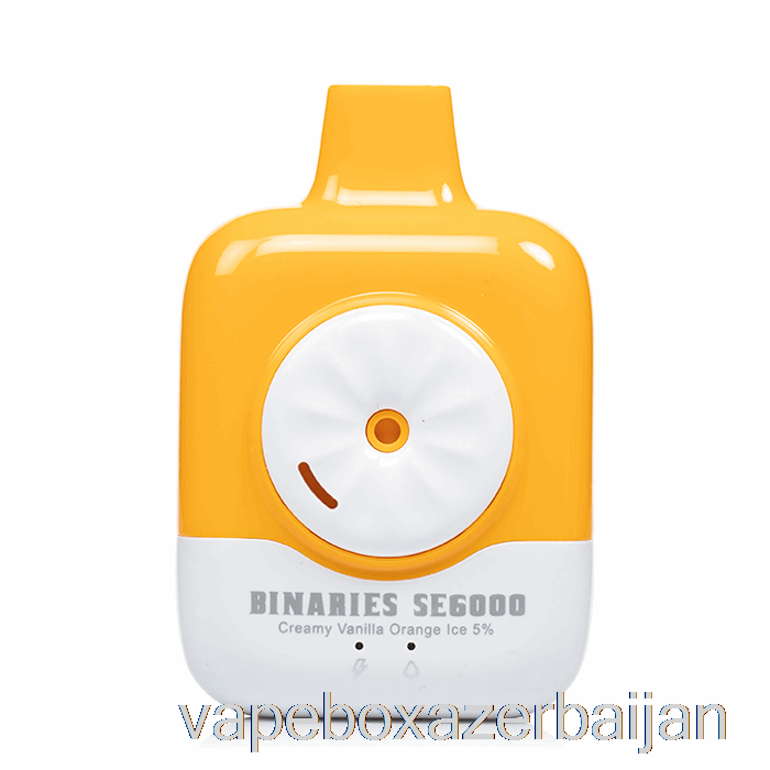 Vape Smoke Horizon Binaries SE6000 Disposable Creamy Vanilla Orange Ice